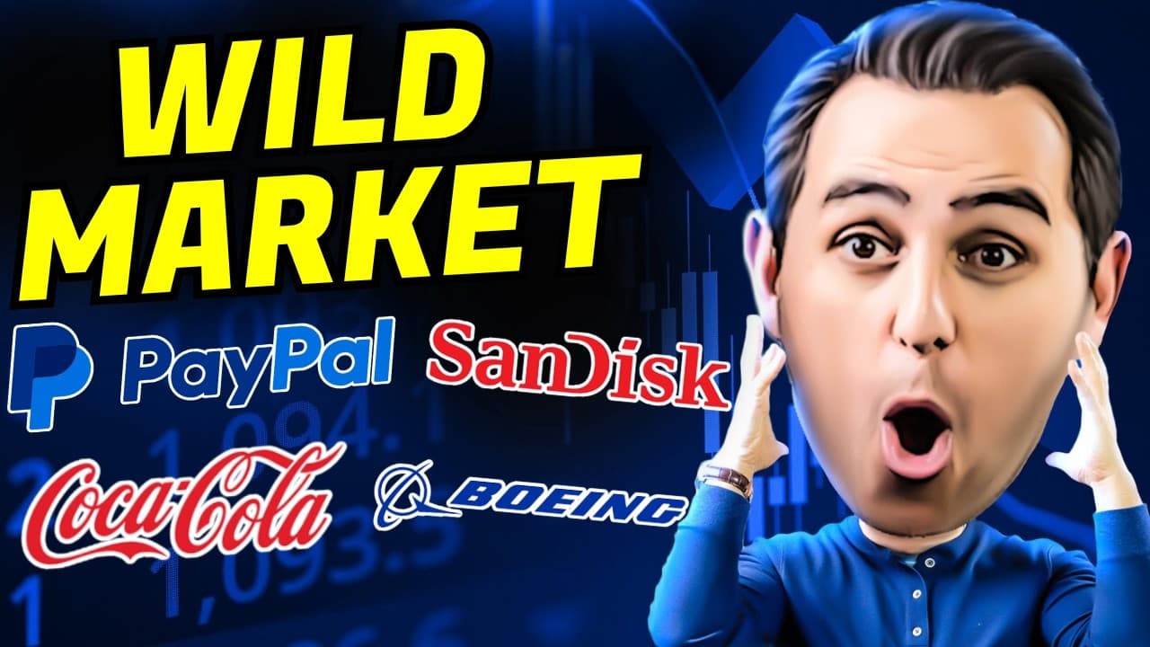 The Market went INSANE Today after Major Earnings Began | $PYPL $KO $SHW $BA thumbnail