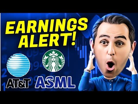 EM Reacts to Starbucks, ASML, and At&t Stock Earnings thumbnail