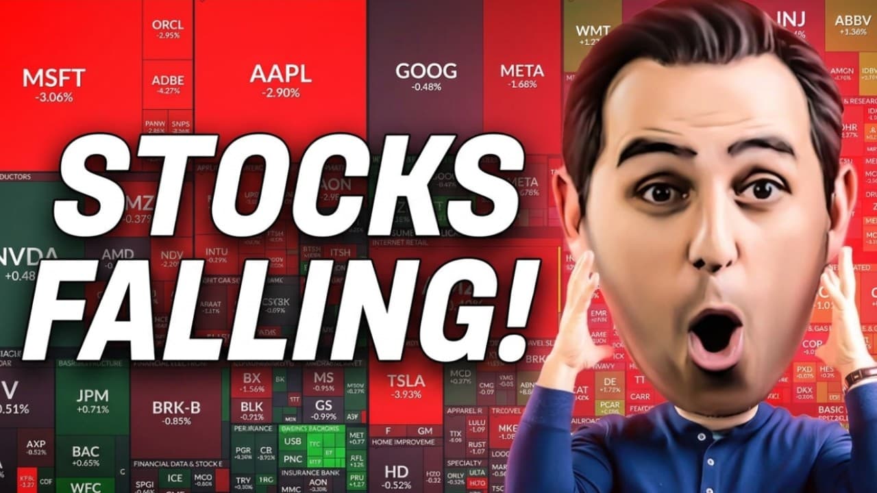 Stocks Fall Hard Today on this News thumbnail