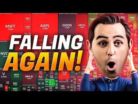 The Stock Market is CRASHING Hard Today! (Here's Why) thumbnail